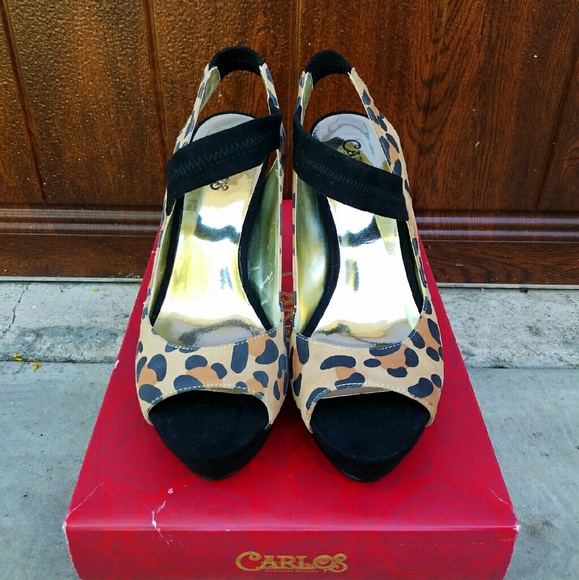 Sexy Carlos Santana Leopard Print Heels - Picture 3 of 4